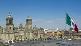 A view of the Zocalo in Mexico City, Mexico. - Photo: Shutterstock