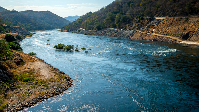 The Zambezi River provides opportunities for subsistence agriculture 