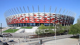 A view of the National Stadium in Warsaw, Poland, where the United Nations Climate Change Conference is held between November 11 and 22, 2013. - Photo: Tomasz Bidermann/Shutterstock