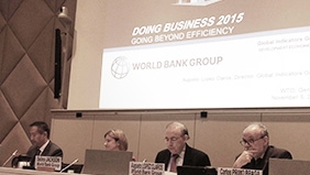 Doing Business 2015 Report presentation in Geneva at the World Trade Organization 