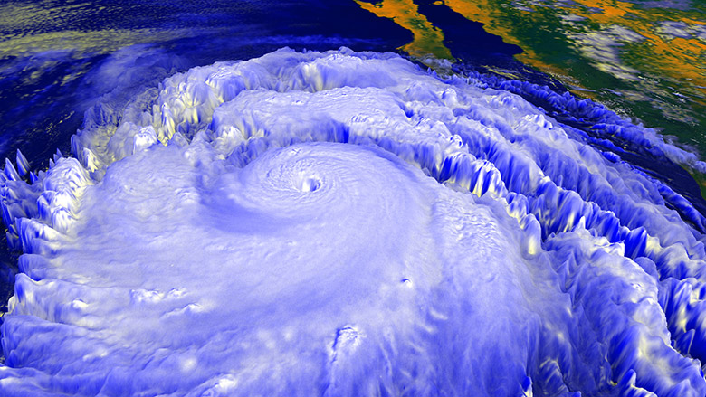 分野別実務者研修会合「水文気象サービスと早期警報システム」/ 写真：NASA