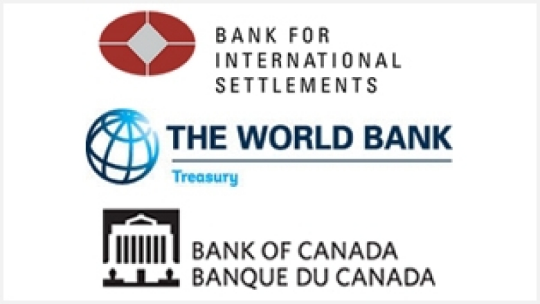 Conference sponsors are the Bank for International Settlements, The World Bank Treasury, and the Bank of Canada.
