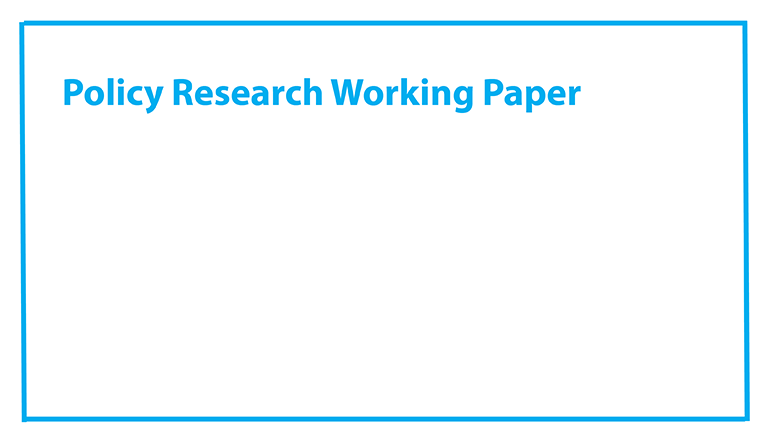 policy research working paper 6057. world bank The policy research working paper series disseminates the findings of works in progress to encourage the exchange of ideas get world bank elibrary content as it. policy research working paper 6057. world bank The policy research working paper series disseminates the findings of works in progress to encourage the exchange of ideas get world bank elibrary content as it.