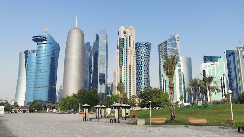 In Qatar, the Doha skyline hosts unique buildings situated in the West Bay.