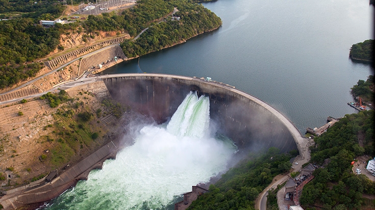 Le barrage de Kariba