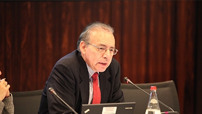 Augusto Lopez-Claros, World Bank Group Director of Global Indicators, presented the Women, Business and the Law report 