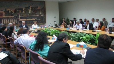 An all-staff and portfolio review meeting was held with Bank, IFC, and WSP colleagues