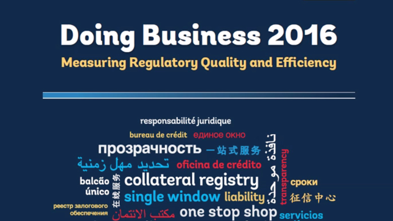 Doing Business 2016 – Middle East & North Africa Findings