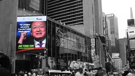 Action4Climate Takes Over Times Square