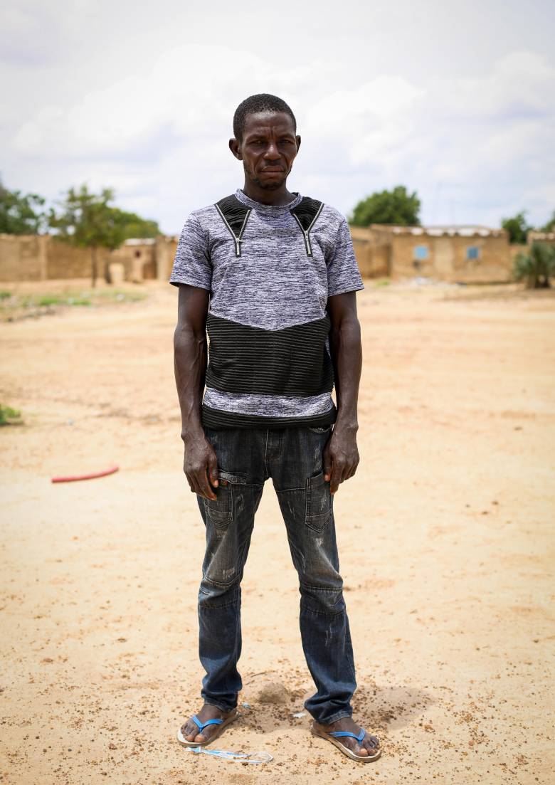 Inoussa Ouedraogo, 48, manual emptier, Ouagadougou, Burkina Faso