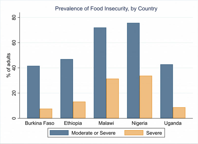 Chart: Figure 1. Food security in the face of COVID-19