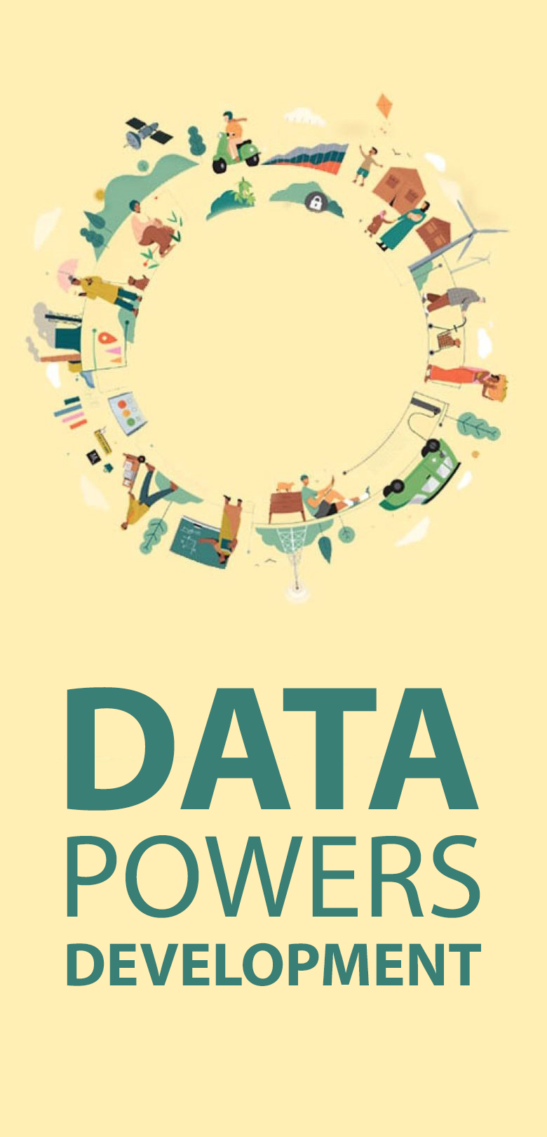 "Data powers development" banner image