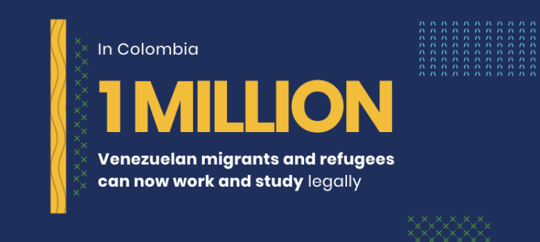 In Colombia, 1 million Venezuelan migrants and refugees can now work and study legally In Colombia, 1 million Venezuelan migrants and refugees can now work and study legally