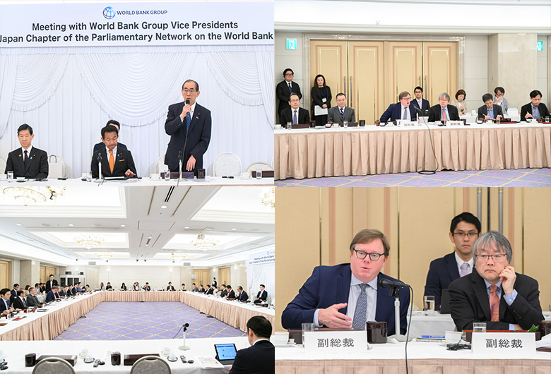 ECRVP Jay Heimbach and DFiVP Akihiko Nishio meet with members of the Japan Chapter