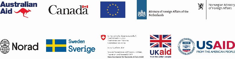 Logos of partners of Trade Facilitation Support Program