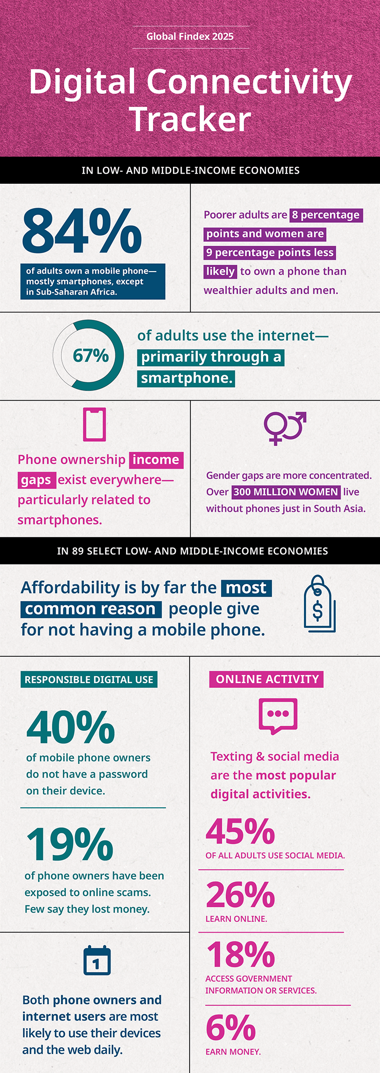 Digital Connectivity Visual Executive Summary for Findex 2025