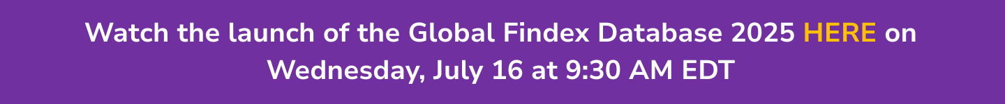 Findex banner text for homepage