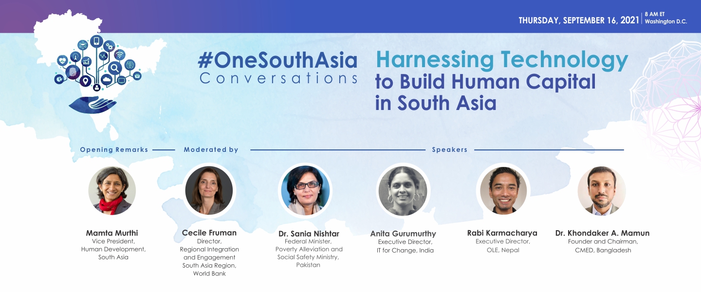 Webinar about using technology to improve education, health, and job opportunities