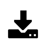 Small icon of downward arrow indicating download