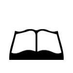 small icon indicating an open book