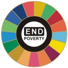 High resolution end poverty SDG logo