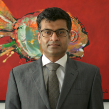 A portrait of Nithin Umapathi