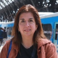 Monica, resident of Buenos Aires in Mitre Line Railway 