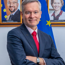 Headshot of Ambassador Gautier Mignot 