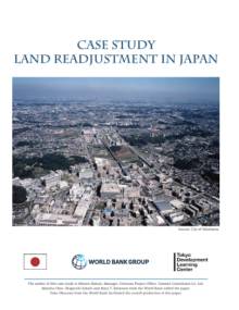 Report cover: Case Study Land Readjustment in Japan