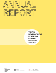 Report cover of TDLC Annual Report 2019-2020