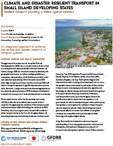 Climate and Disaster Resilient Transport in Small Island Developing States