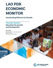 Cover of World Bank Lao Economic Monitor April 2024