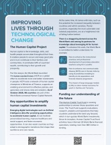 Improving Lives Through Technological Change