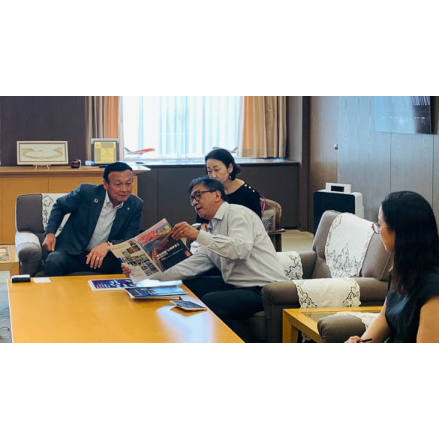 2023 July_TDLC Courtesy Visit to Toyama Mayor