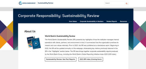 Sustainability Review Website