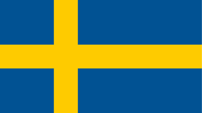 National flag of Sweden