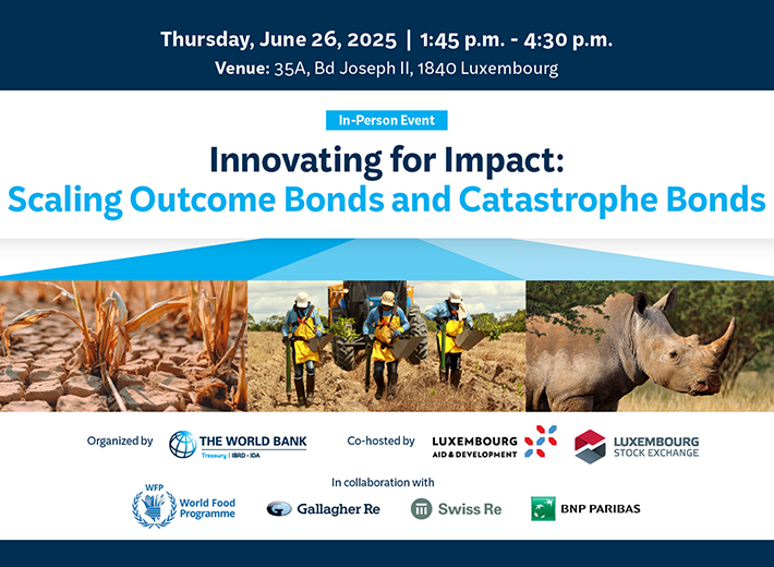 Innovating for Impact: Scaling Outcome Bonds and Catastrophe Bonds Event