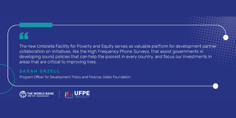 Sarah Orzell, Program Officer for Development Policy & Finance, Gates Foundation 