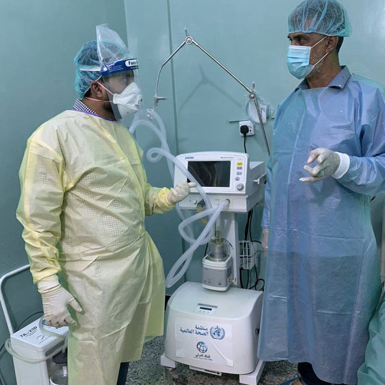 Isolation unit equipped and capacitated by Yemen COVID-19 Response Project