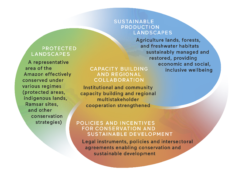 1. Protected Landscapes 2. Sustainable Production Landscapes 3. Capacity Building & Collaboration 4. Policies & Incentives