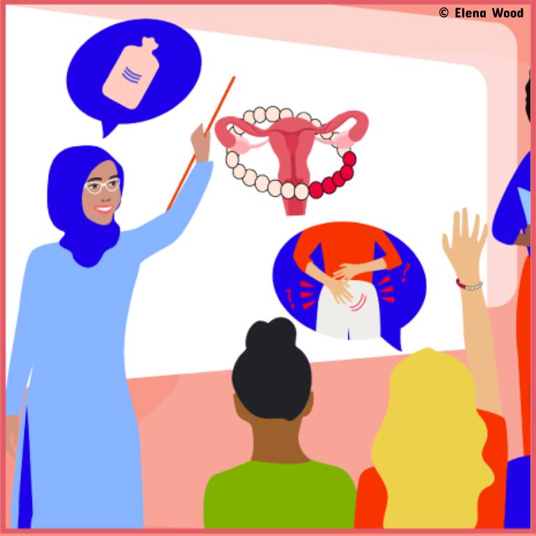 Illustration for Menstrual Hygiene Day by Elena Wood