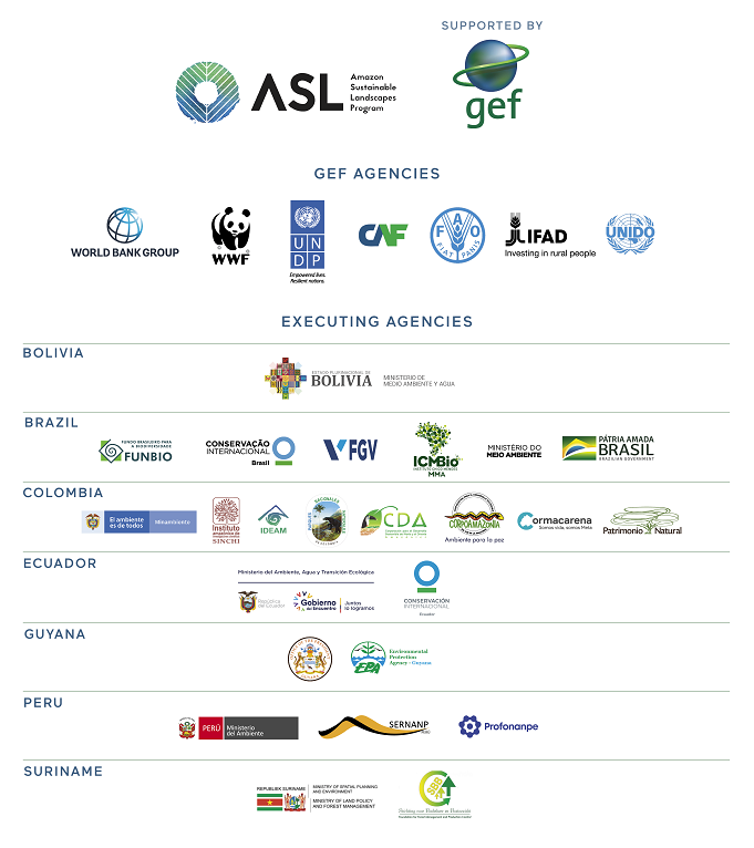 Amazon Sustainable Landscapes Program Logos
