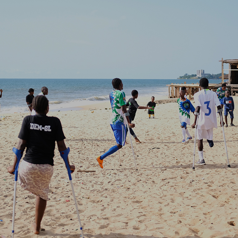 How one amputee’s courage is changing disabled children’s lives across Sierra Leone