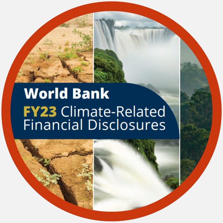 Cover page of the World Bank FY2023 Financial Disclosure Report
