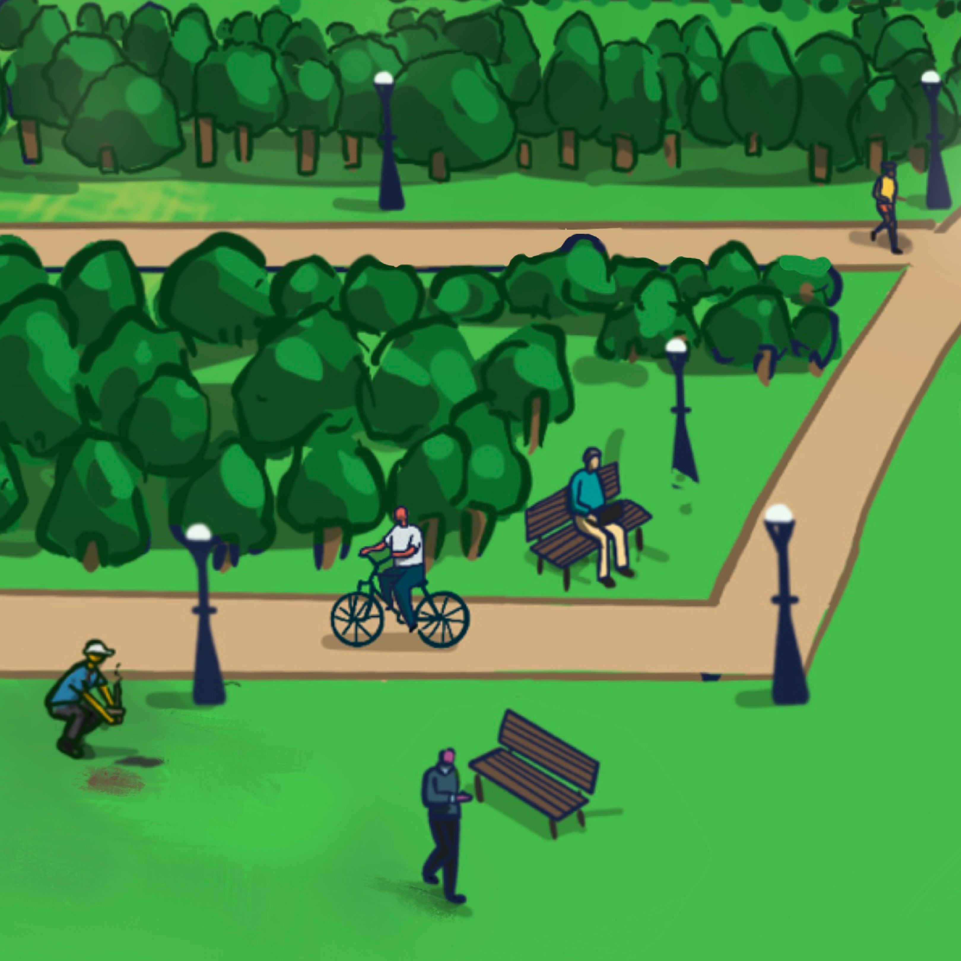 Accelerating Access to Clear Air report cover trees in the city park