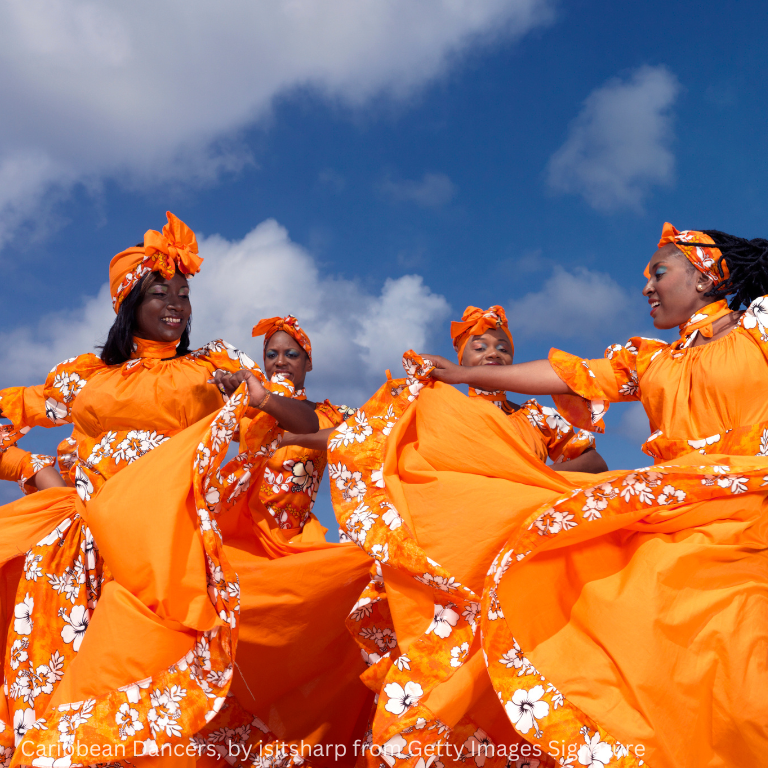 Caribbean Dancers, by isitsharp from Getty Images Signature