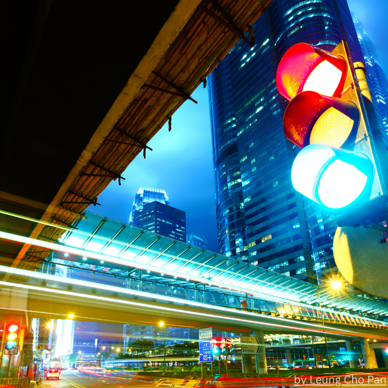 Traffic Light in the City
