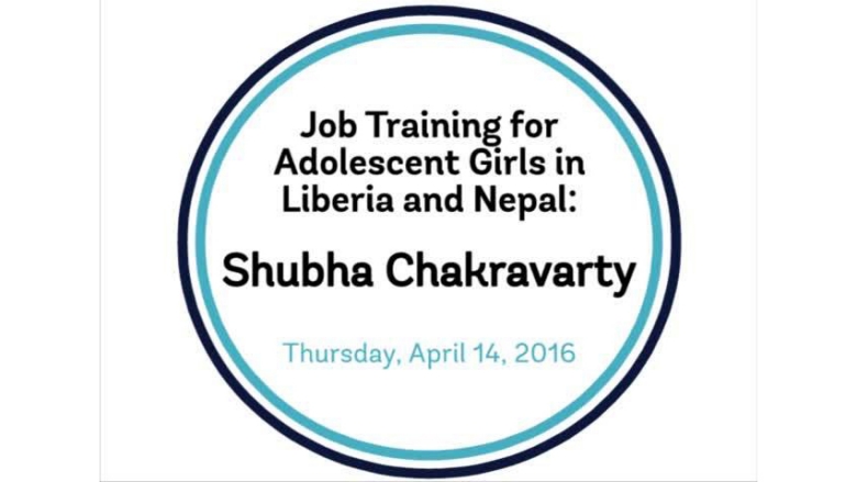 Job training for adolescent girls in Liberia and Nepal