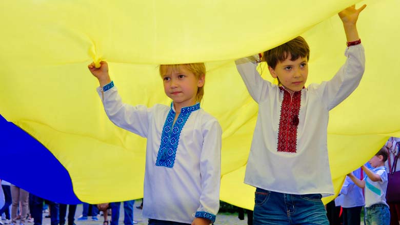 Ukraine, children. LesM, Shutterstock