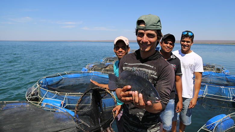 En Brasil, jóvenes crían peces para alimentar sus sueños 